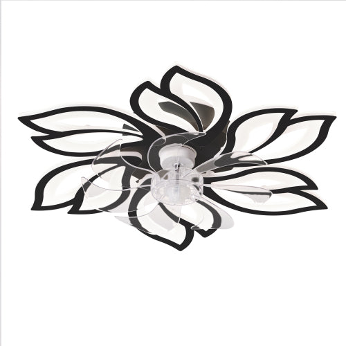 26Inches Ceiling Fan with Lights Remote Control Dimmable LED, 6 Gear Wind Speed Fan Light