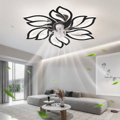 26Inches Ceiling Fan with Lights Remote Control Dimmable LED, 6 Gear Wind Speed Fan Light