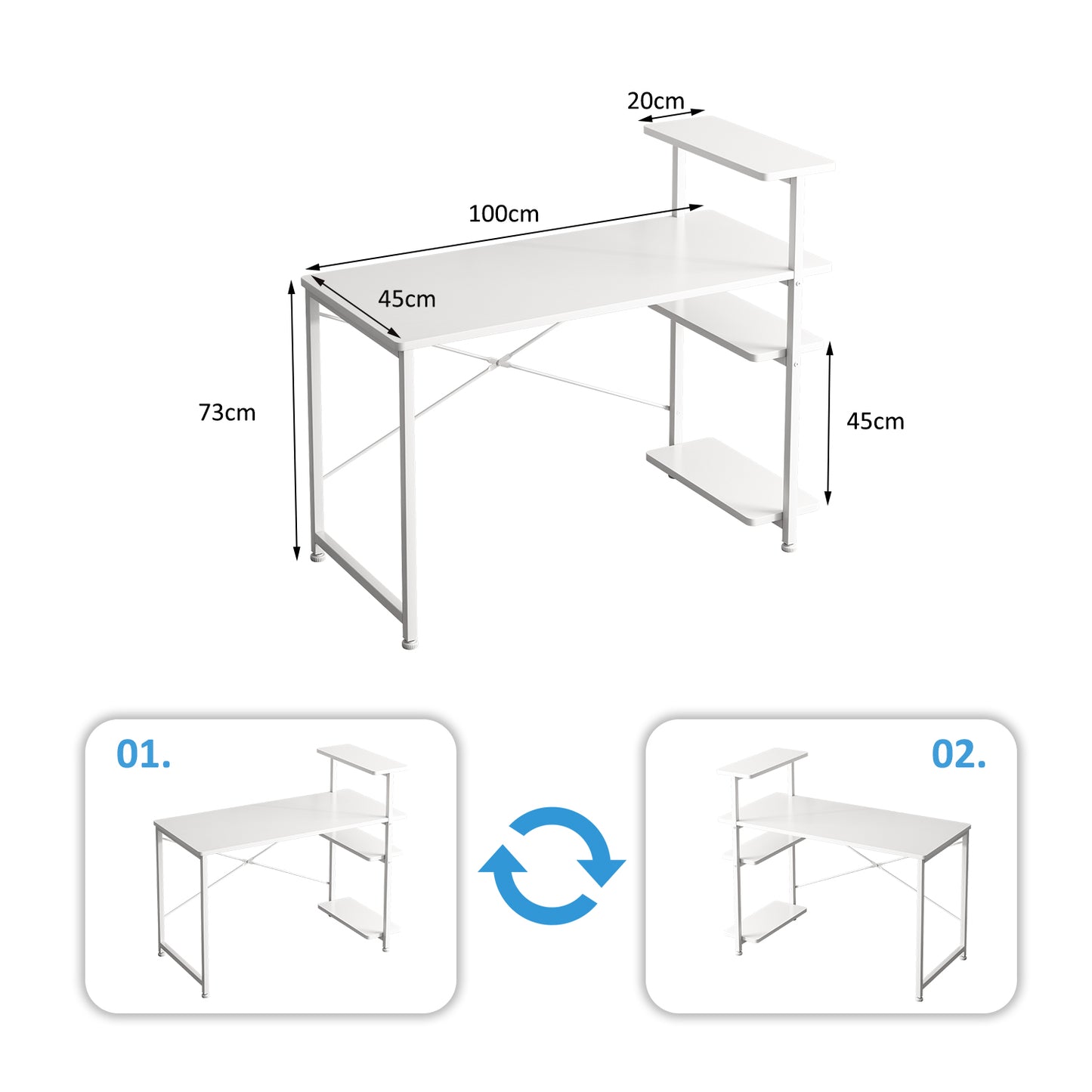 Home Office Desk-black