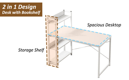 Modern Home Desk-white