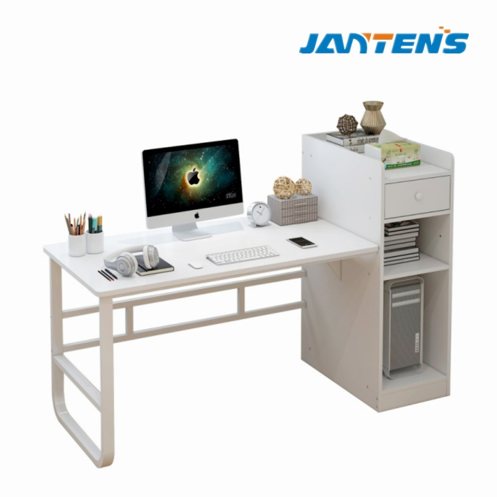 JANTENS study desk with bookshelves